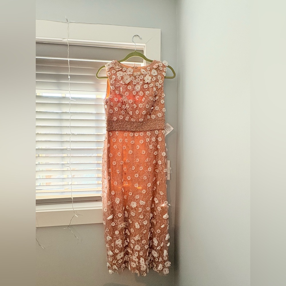 Elegant Floral Embroidered Dress